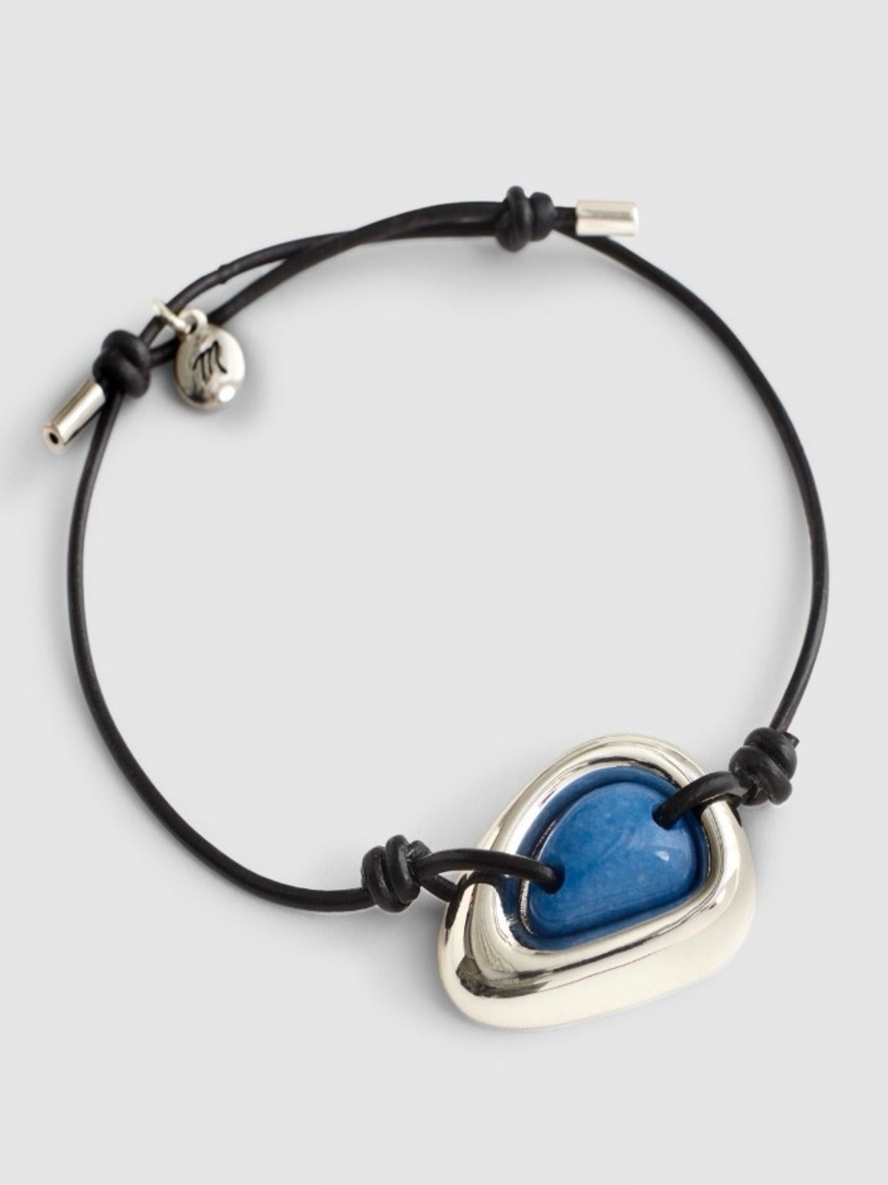 NWT MADEWELL Semiprecious Sculptural Charm Cord Bracelet
